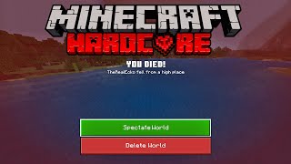 Hardcore Mode Coming to Minecraft Bedrock Edition Soon [upl. by Yerac666]