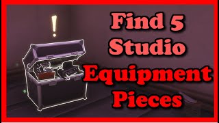 Find 5 Pieces Of Broadcasting Studio Equipment  Radio Free Plankerton Main Quest Fortnite STW [upl. by Eimat765]