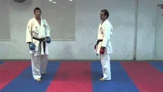 Pt 3 GKR National Squad Kumite Curriculum Defences L4L6 amp R4R6 [upl. by Jerusalem]