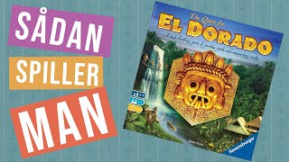 Brætspil  Sådan spiller du QUEST FOR EL DORADO  Spilkarrusellen [upl. by Lleumas978]