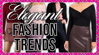 Wearable amp Elegant FallWinter Fashion TRENDS 2024 amp What To Avoid [upl. by Alleynad544]