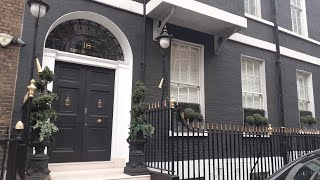 Elegant Curzon Street Shops and Homes Mayfair  London Architecture [upl. by Akeme315]