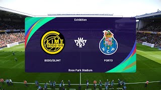 BodøGlimt vs FC Porto 25092024 UEFA Europa League PES 2021 [upl. by Corder688]