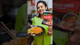 Knorr KPot review  Knorr Spicy Kimchi Veg meal  Knorr Korean Ramen  shorts foodie [upl. by Eupheemia]