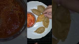 Pan fried Momos  How to pan fry momos momos youtubeshorts shorts panfriedmomo [upl. by Ilohcin202]