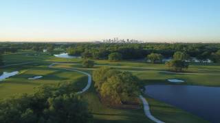 See drone video of new Bayou Oaks golf course opening Friday [upl. by Atteve]