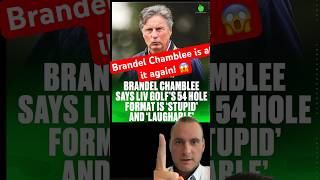 Brandel Chamblee is at it again Do you agree with him Comment  Subscribe… livgolf pgatour [upl. by Asilram]