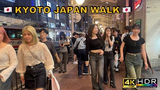 4K Kyoto Walk 🇯🇵Shijo KawaramachiNightJapanWalking [upl. by Anoyet]