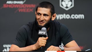 Khamzat Has ‘Better Approach’ For UFC 308 Training [upl. by Alekin]