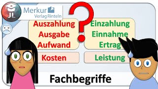 Grundbegriffe der Buchführung und der Kosten und Leistungsrechnung [upl. by Ahseket659]