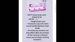 safit shave body razor SCS products scs beautyindustry beautyproductssuccesschaserstarshaircare [upl. by Flyn287]