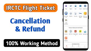 irctc flight ticket cancellation refund  how to cancel irctc flight ticket [upl. by Adne]