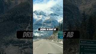 BANFF AB CANADA trending canadiancity albertatourism viralvideo shorts asmrsounds fyp [upl. by Relyuhcs]