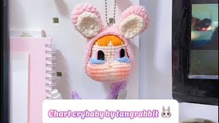 Crochet crybaby 😭 free chart by tangrabbit Móc crybaby theo chart [upl. by Spiegleman]