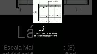 Escala de Mi Maior Tablatura e Partitura Contém 4 Sustenidos Guitarra e Violão Teoria Musical [upl. by Yahsal]