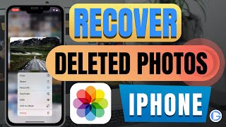 How to Recover Recently amp Permanently Deleted Photos on iPhone  iPhone 161514 [upl. by Niattirb]