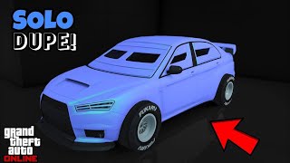 SOLO NEW SUPER EASY GTA 5 ONLINE CAR DUPLICATION AFTER LATEST PATCH [upl. by Eadnus]