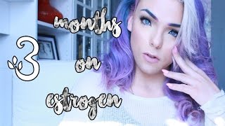 Three Months on Estrogen Transition Update  Stef Sanjati [upl. by Ardnuasac]