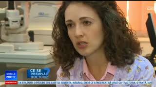 Despre miopie in emisiuna quotCe se intampla doctorequot  ProTV 30 apr 2018 [upl. by Fairman]