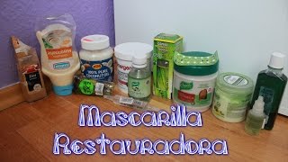 Mascarilla para pelo Teñido Seco y Maltratado [upl. by Evette321]