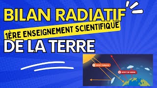 BILAN RADIATIF TERRESTRE  1ere Enseignement Scientifique [upl. by Osborne]