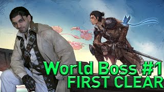 FFXIV Dawntrail  World Boss 1 FIRST CLEAR Mount FATE [upl. by Bonni393]