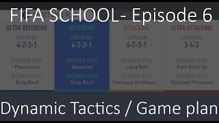 FIFA SCHOOL  Ep 6  How should I set up my TacticsGameplan  FIFA 19 Ultimate Team [upl. by Alakam]