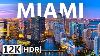 Miami Florida 12K Video ULTRA HD HDR 120 FPS • The Magic City in Drone GTA 6 [upl. by Assed]