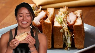 Chicken Katsu Sandwich With Hitomi • Tasty [upl. by Anasus972]