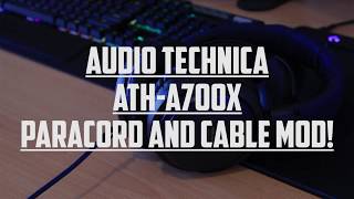 Headphone Detachable Cable Mod  AT A700X Mods Part 1 [upl. by Alina273]