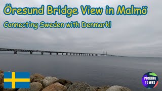 Ep 19  Visit to Oresund Bridge Viewpoint  Place to Visit in Malmo  Malmo Sweden [upl. by Jonell717]