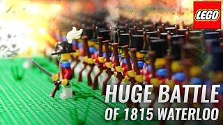 Huge LEGO Battle of 1815 Waterloo – Fantastic Moc [upl. by Aitital]