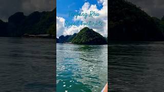 travel shorts speedboat tanjungrhu floatingrestaurant geoforest kilim langkawi malaysia [upl. by Iinden]