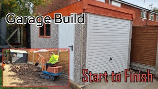 Concrete Sectional Bike Garage Build [upl. by Joice]