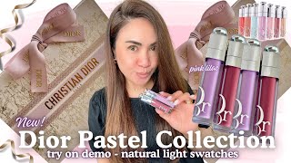 NEW DIOR ADDICT LIP MAXIMIZERS Lip Plumping Glosses  Dior Summer 2024 Pastel Collection [upl. by Khano954]