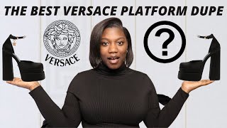 VERSACE MEDUSA AEVITAS PLATFORMPUMPS DUPES 2022 ARE THEY WORTH IT TRENIJAHG [upl. by Ailak]