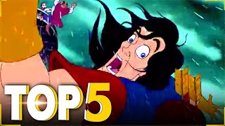 TOP 5 des Chutes de Méchants Disney  Allociné [upl. by Josefina]