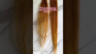 POV YOU BLEACHED YOUR HAIR AT HOME amp IT’S SILKY SMOOTH🤍 cocoandeve bleachinghair extensions [upl. by Ellenod382]