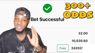 Football Beting Tips Sure win 10 Matches  SportyBet Long Betslip [upl. by Ardnaid]