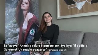 La nuova Annalisa saluta il passato con Bye Bye Il podio a Sanremo Un regalo pazzesco [upl. by Dieball971]