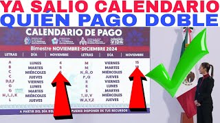 📆📆 CALENDARIO 🎉🎉OFICIAL PAGOS TU COBRAS PRIMERO ADULTOS MAYORES 65 Y MÁS 6000 [upl. by Icak]