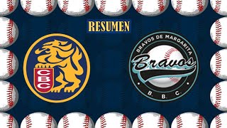 Resumen Jornada 7º  Leones del Caracas Vs Bravos de Margarita  lvbp [upl. by Llebasi]