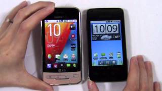 Samsung Prevail vs LG Optimus M Dogfight Part 1 [upl. by Horgan]