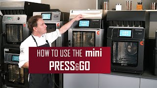 How to use automatic cooking PressampGo in the Convotherm mini combi oven [upl. by Eamon760]