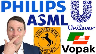 10 Europe Stocks Continental ASML VOPAK PHILIPS UNILEVER part 1 [upl. by Itsirk841]