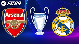 Arsenal Vs Real Madrid  UCL Semi Final Leg 2  FIFA 24 [upl. by Leone]