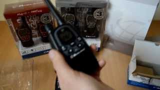 Statie radio PMR portabila Midland G7 XTR set cu 2bc [upl. by Arlin635]