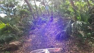 RAW video 300Rally in tight single track  Andreani Fork Cartridge kit and Nitron shock [upl. by Stormie295]