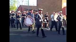 Loyalist Band Parade in Liverpool 26th April 2014 [upl. by Frohne996]