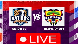 LIVE ACCRA HEARTS OF OAK VRS NATION FC PREMIER LEAGUE MATCHDAY 4 [upl. by Eimaraj964]